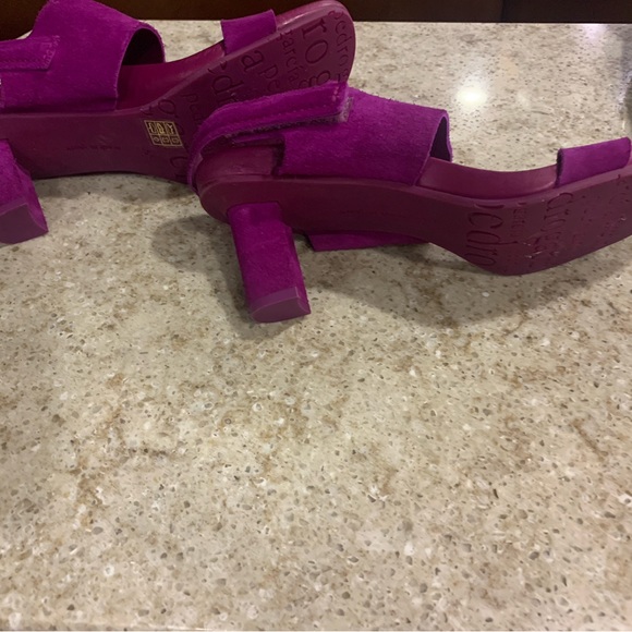 NWOT Pedro Garcia Collin’s Slingback Suede Sandals Size 39 (Size 8.5) - Picture 6 of 11